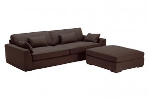 Epipla Gousdovas brown sofa       